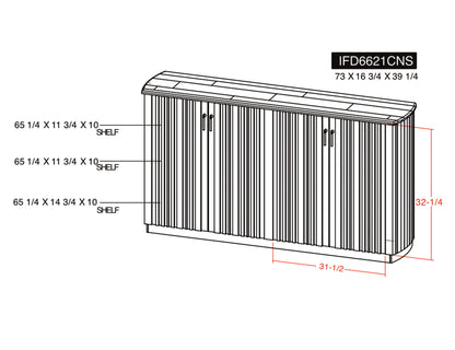 Mezquite - 4 Door Console