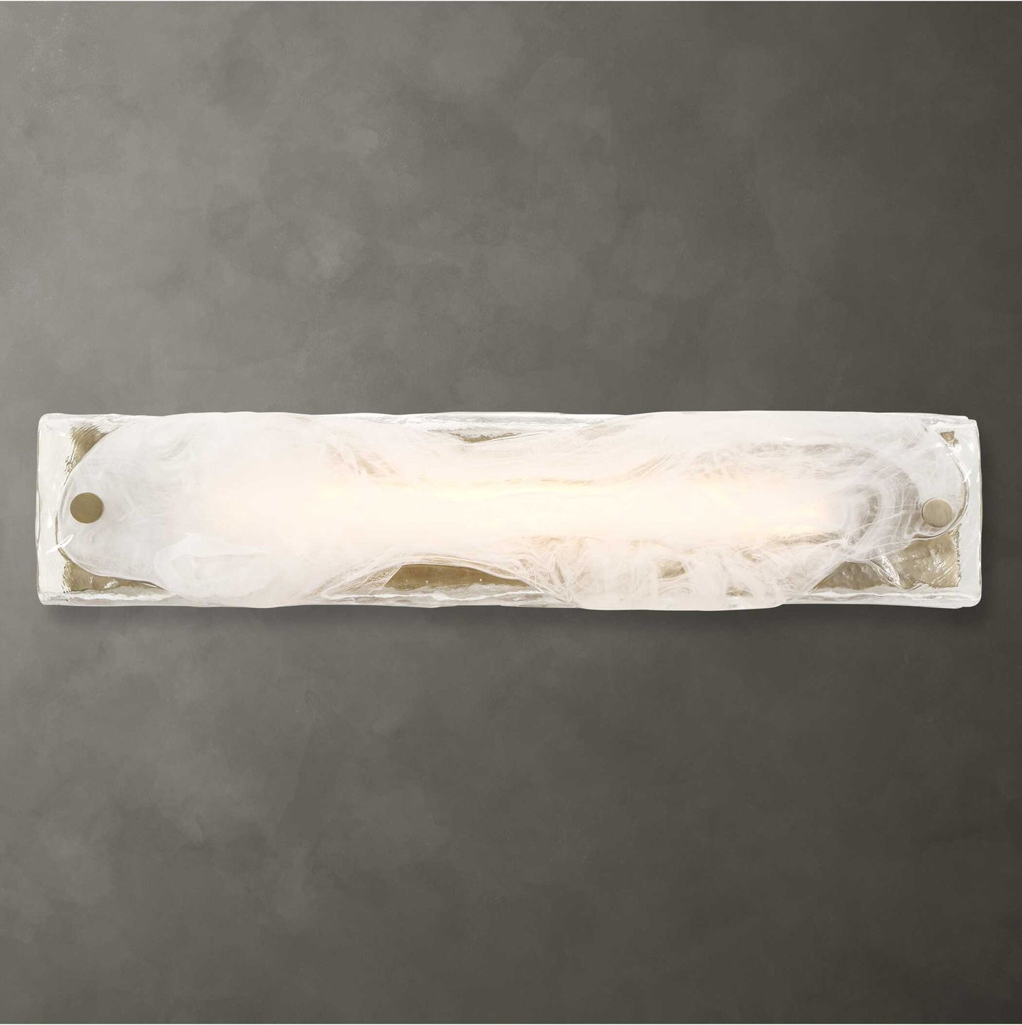 Taffy - 1 Light LED Swirl Glass Sconce - White