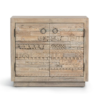 Alta - 2 Door Carved Panel Sideboard - Butterwood Blend