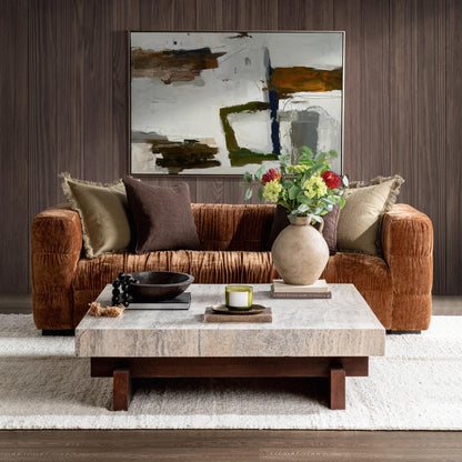 Alya - Square Coffee Table - Riverstone Blend