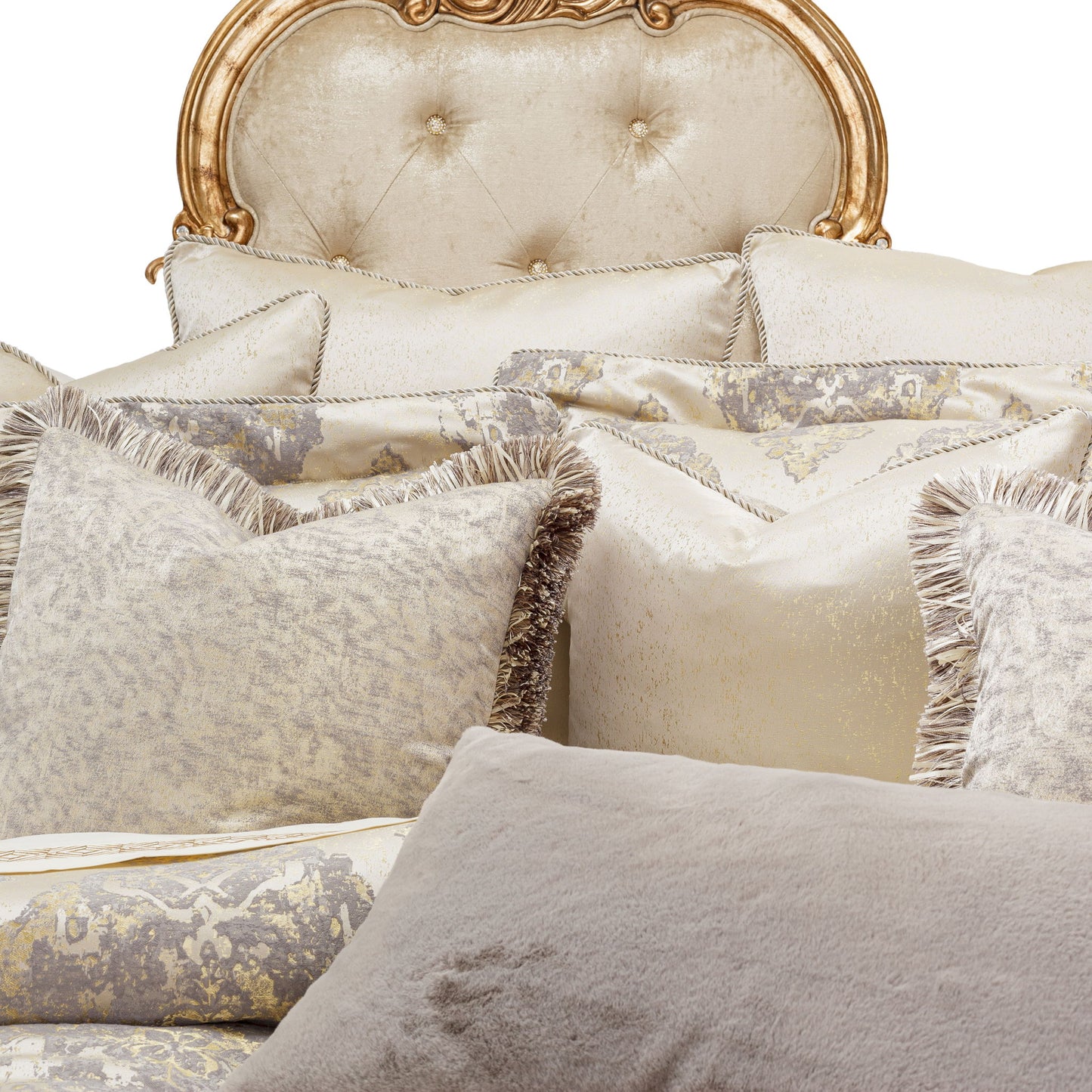 Bennett - 10-Piece King Comforter Set - Champagne