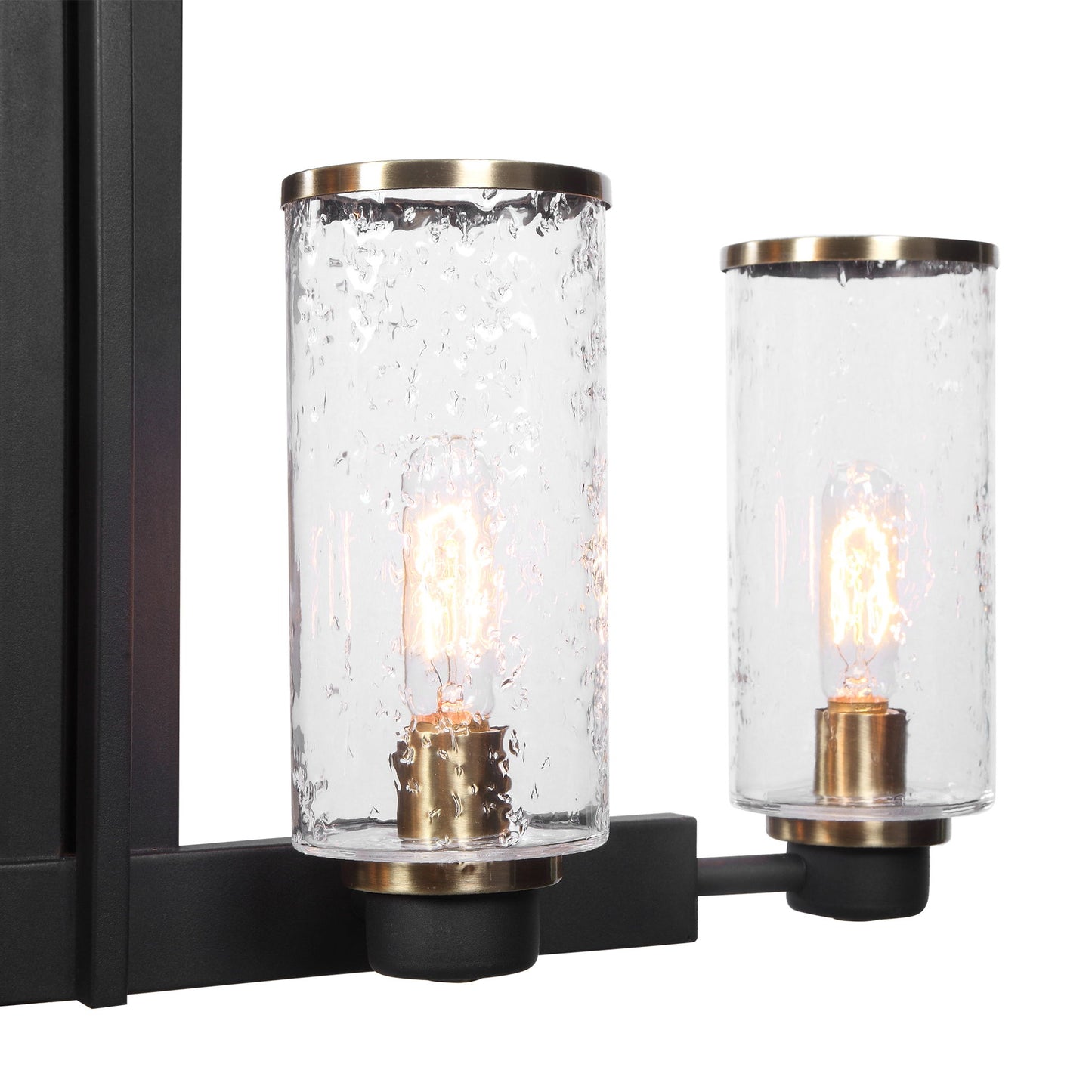 Jarsdel - 6 Light Industrial Island Light - Black