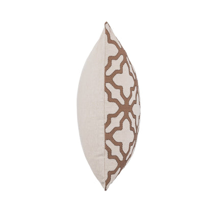 Mullan - 22" x 22"Pillow - Frothed Brown