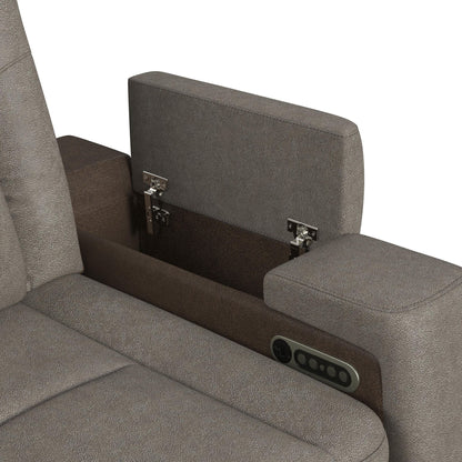 Lantana - Power Motion Loveseat With Power Headrest, LED, And Console