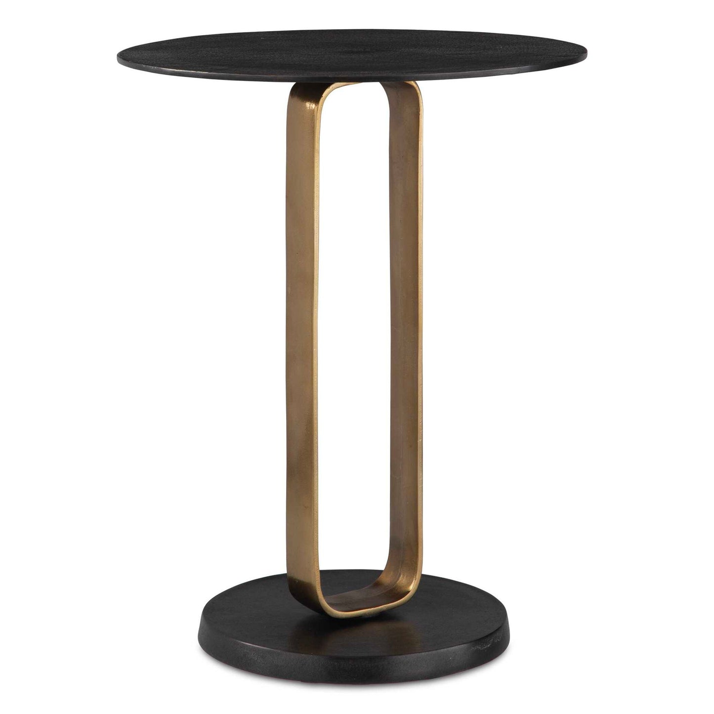Aperture - Accent Table - Brass