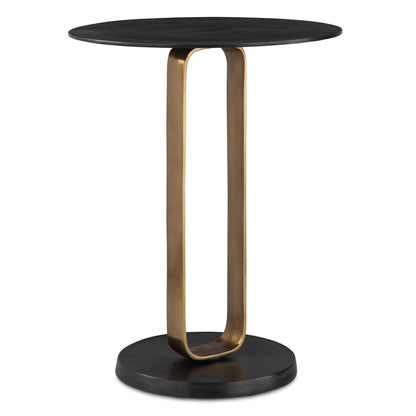 Aperture - Accent Table - Brass