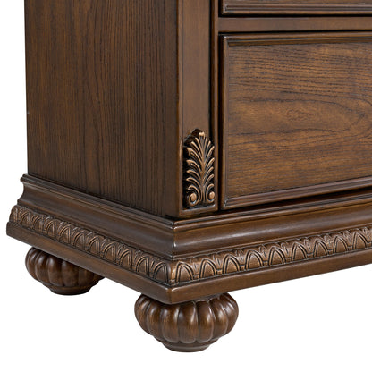 Cadenza - Nightstand With USB-C - Brown
