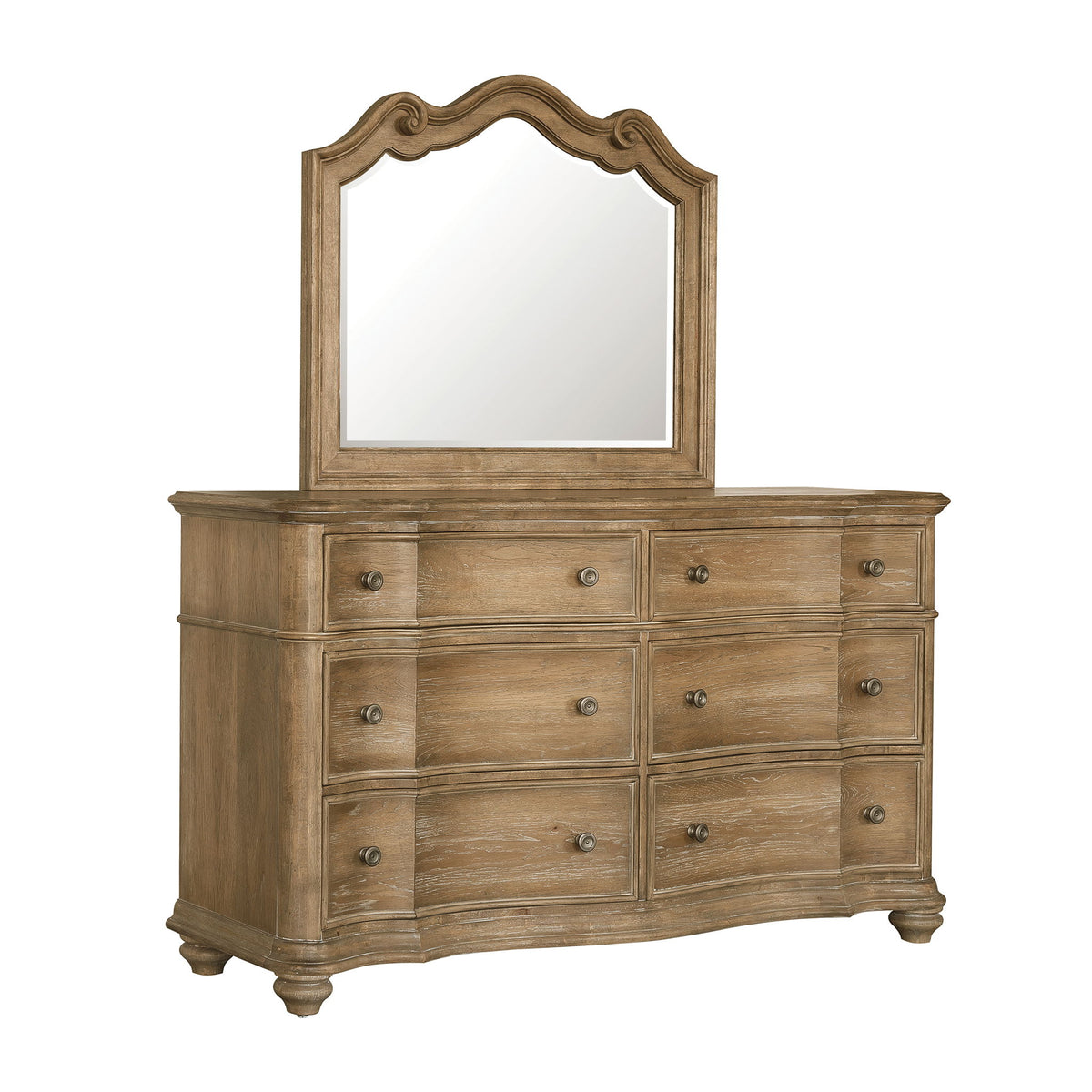 Weston Hills - Dresser Mirror - Flax Seed