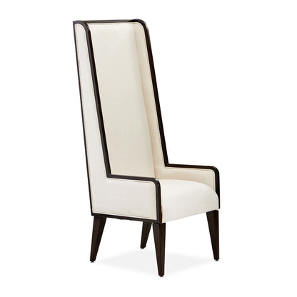 Belmont Place - Desk Chair - White / Dark Brown