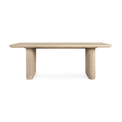 Vander - Oak Wood 84" Dining Table