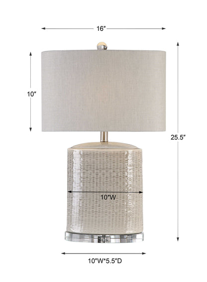 Modica - Ceramic Lamp - Taupe