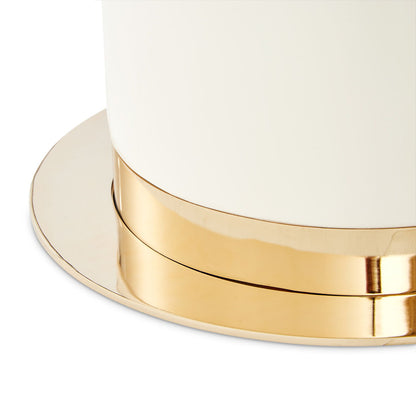 Lisbon - Double Pedestal Dining Table - Silken Matte Cream