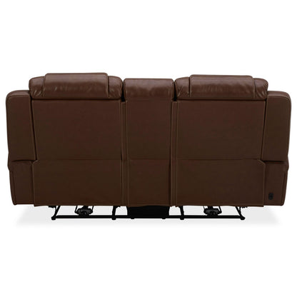 Caswell - Loveseat With Console P2 & ZG - Nature Chestnut