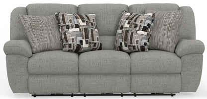 Trifecta - Sofa With 3 Recliners and Drop Down Table
