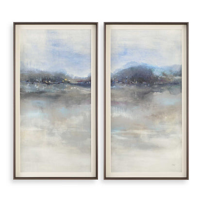 Thinking Of You - Landscape Prints (Set of 2) - Light Gray