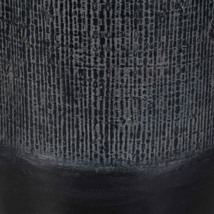 Woven - Shadow Vases (Set of 2) - Black