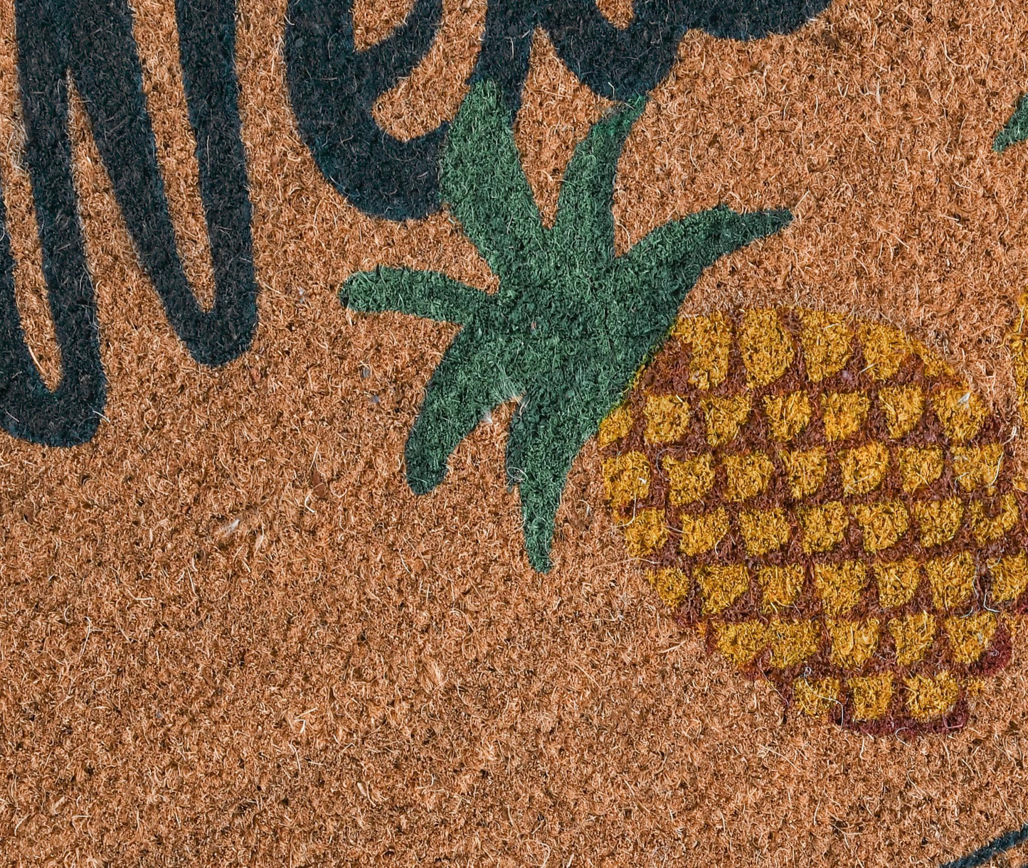 Doormats - Two Pineapples Doormat - Natural