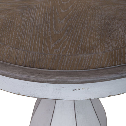 Magnolia Manor - Round Accent Table - Antique White