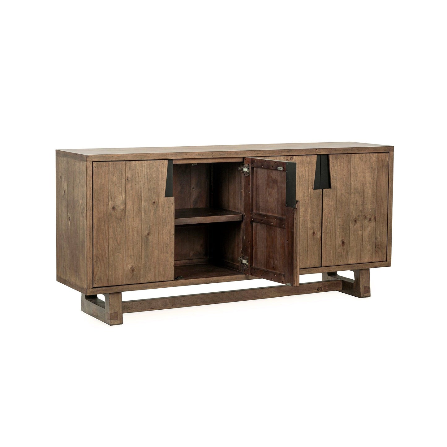 Lyra - 4 Door Buffet - Smoke Brown