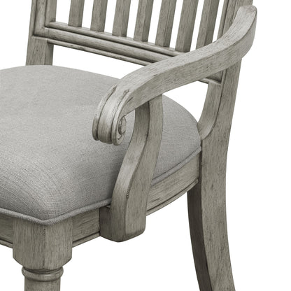 Madison Ridge - Arm Chair (Set of 2) - Buff Gray