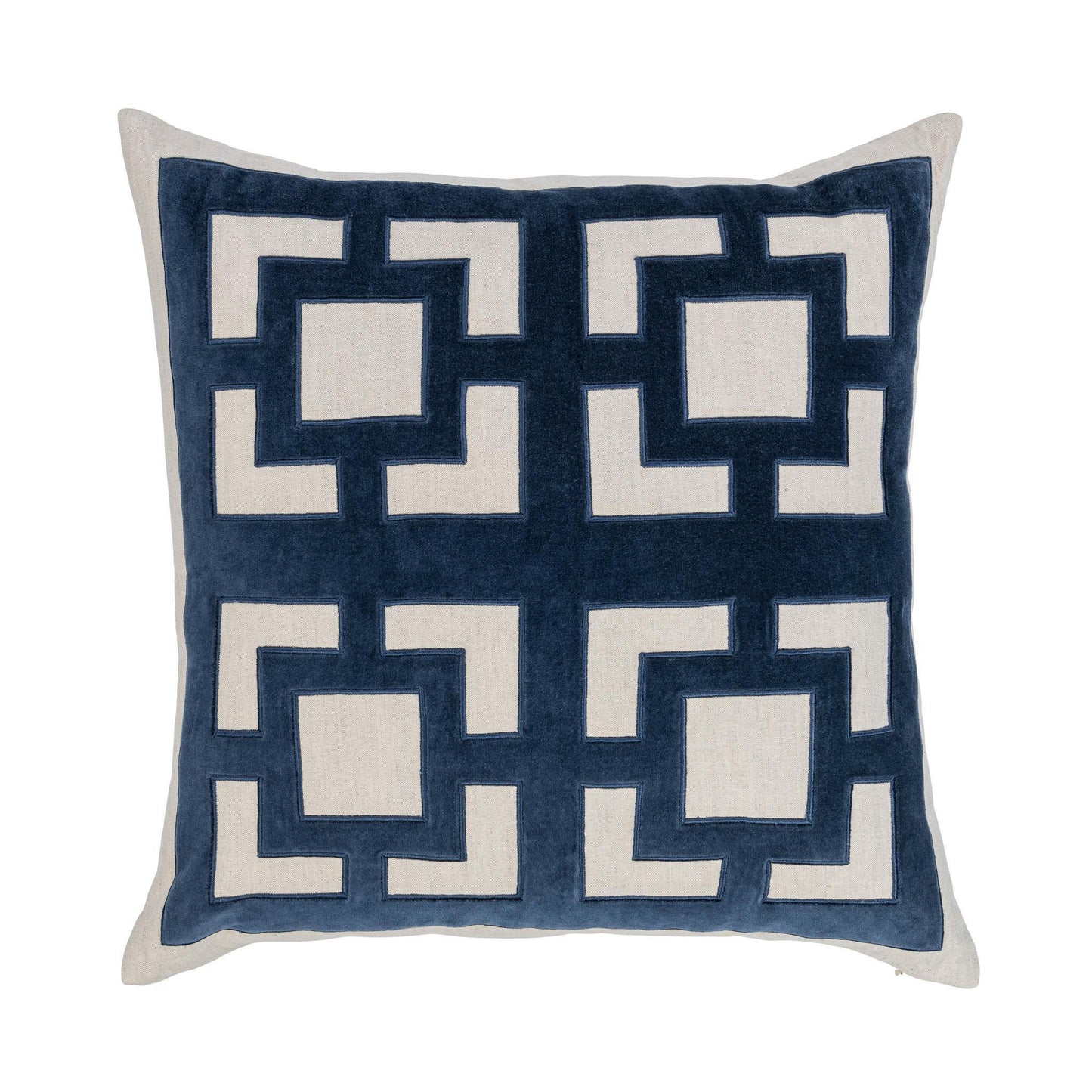 Novel Estate - 22" x 22" NV Corbin Pillow - Navy Blue