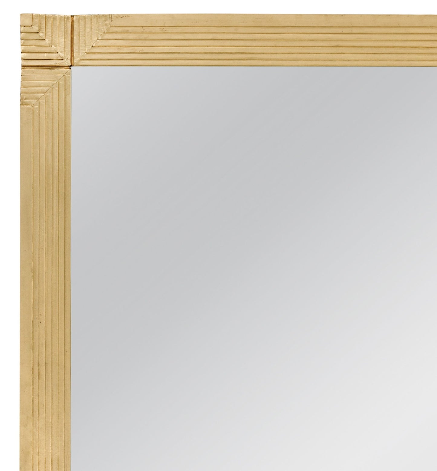 Mellstock - Floor Mirror - Brass Cladding