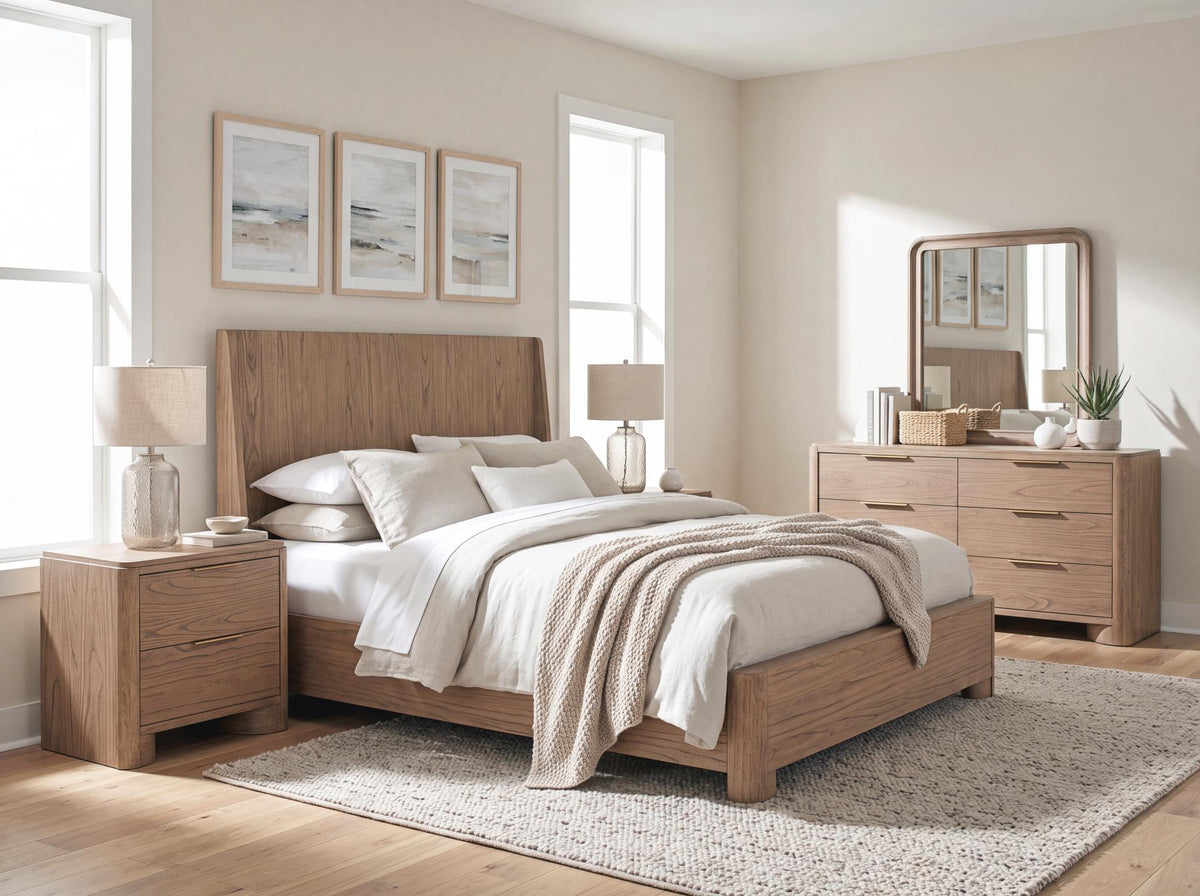Alden - Dresser (6 Drawers, Jewelry Tray In Top Rsf Drawer, Felt Lined Top Drawers, Cedar Lined Bottom Drawers) - Stonewashed