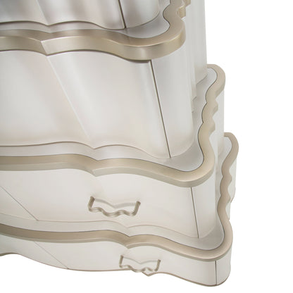 London Place - 6-Drawer Tiered Chest - Creamy Pearl
