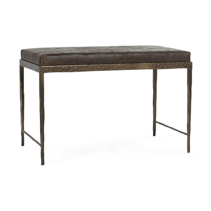 Malo - 28" Leather Bench