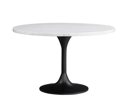 Dunham - Dining Table - White / Black