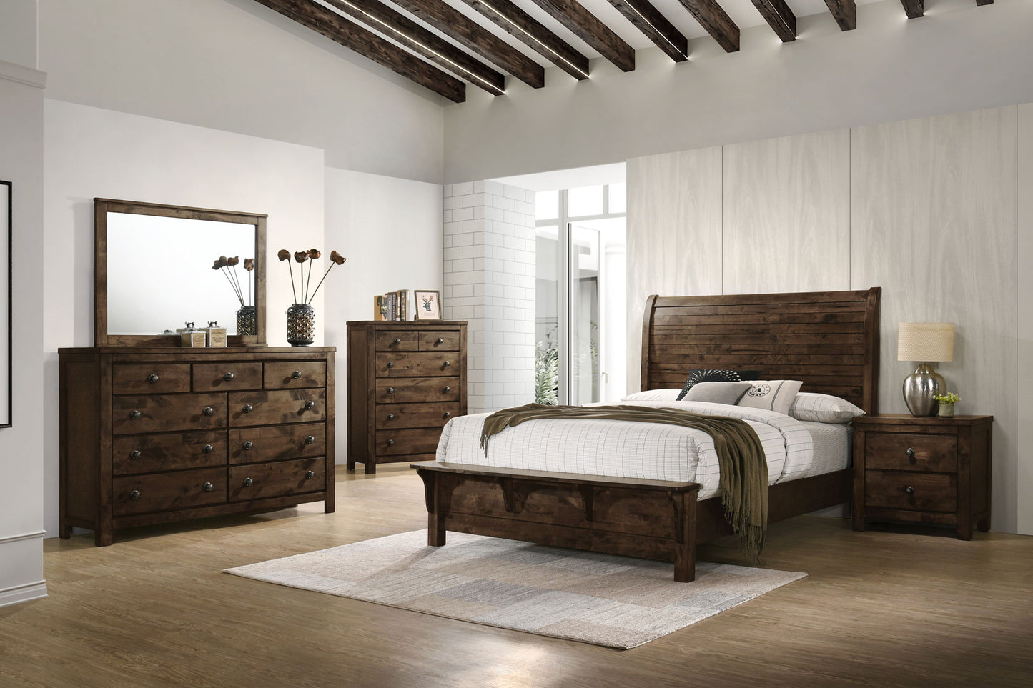 Blue Ridge - Nightstand - Rustic Gray