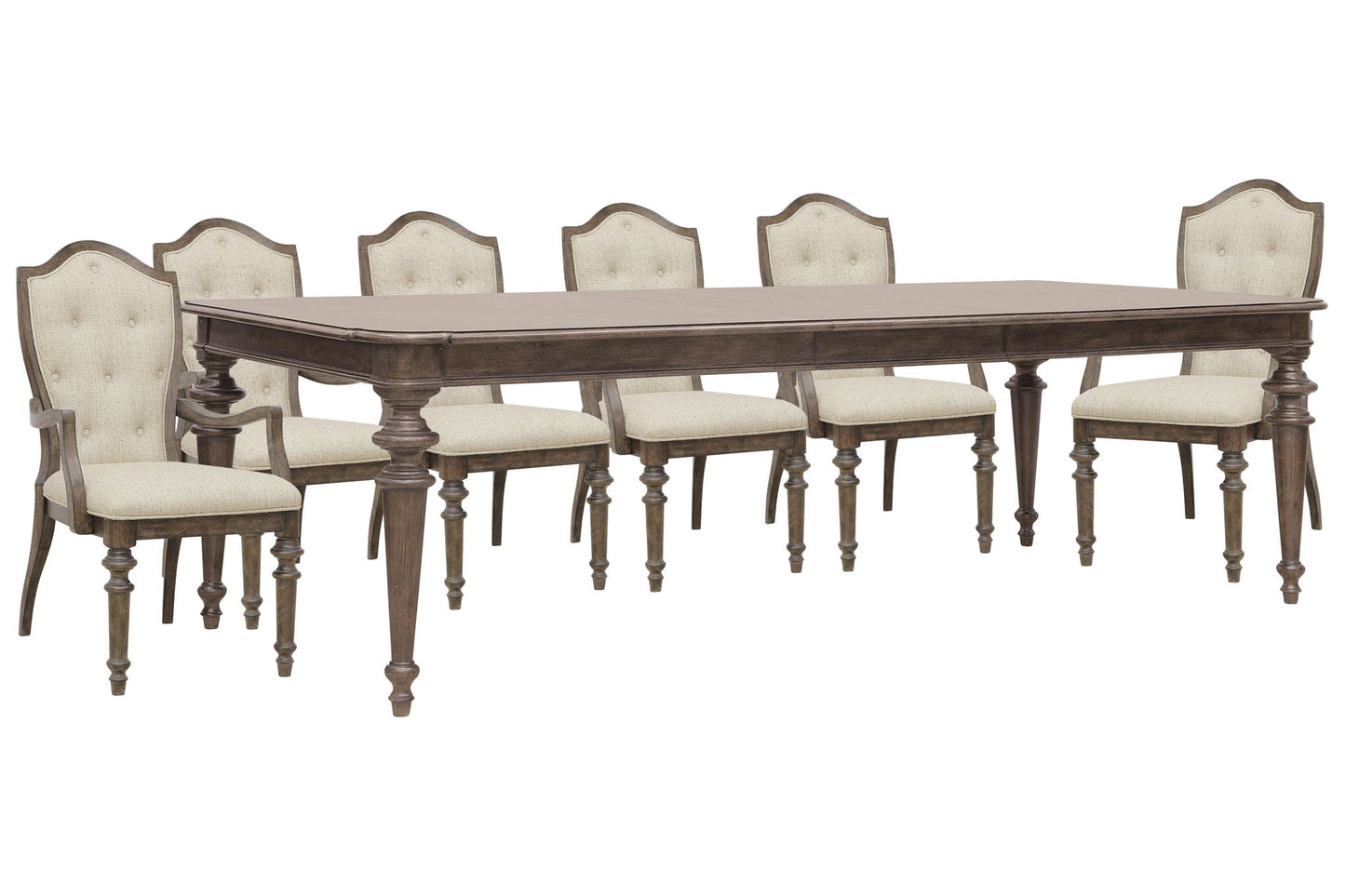 Saddle Creek - Extendable Leg Dining Table Set