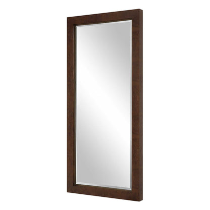 Durant - Tall Wood Mirror - Brown