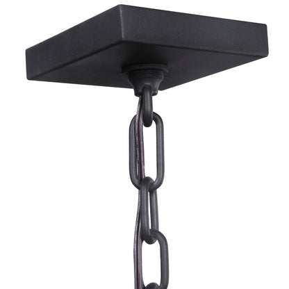 Jarsdel - 1 Light Industrial Mini Pendant - Black