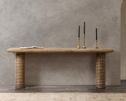 Ilaria - Rectangle Console Table - Sand Washed