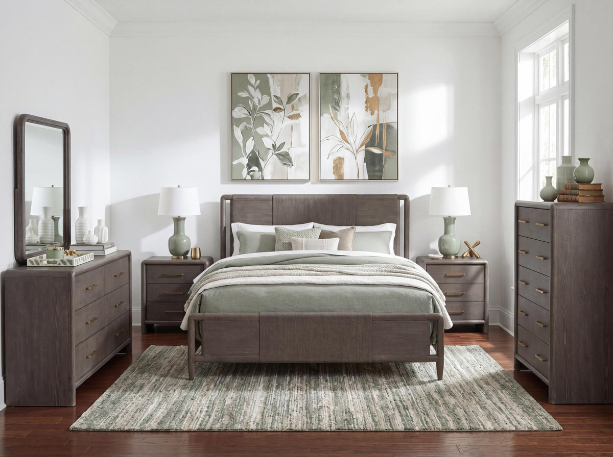 Maren - Complete Woven Panel Bed