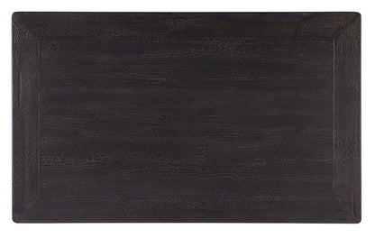 Big Sky - Turned Leg Cocktail Table - Black