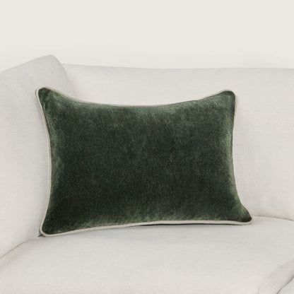 Heirloom Velvet - SLD Pillow - Forest Green