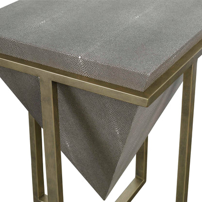 Bertrand - Shagreen Accent Table