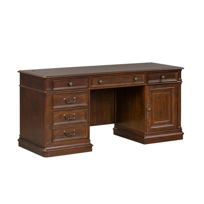 Brayton Manor - Jr Executive Credenza Top - Cognac