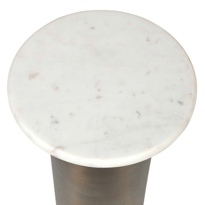 Reiss - Drink Table - Bronze / White