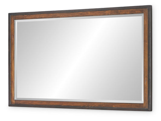 Fenmore - Mirror - Mocha And Distressed Cherry