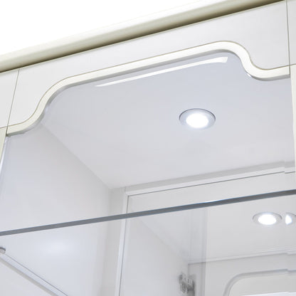 La Marisia - Display Cabinet - Creamy Pearl