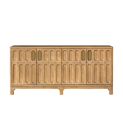 Ryder - Server - Chestnut Elm / Antique Brass