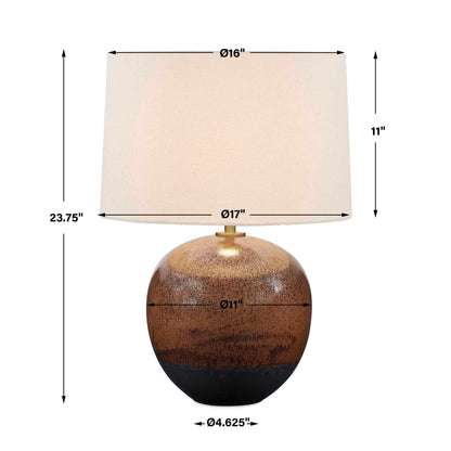 Brownell - Table Lamp - Rust Brown