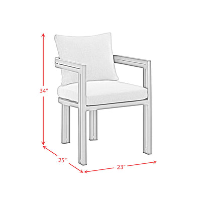 Playa - Dining Chair (Set of 2) - Dark Gray / Beige