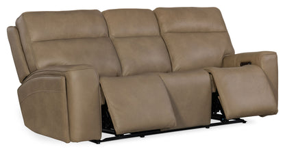 MS - Riverton Power Sofa With Power Headrest And Lumbar