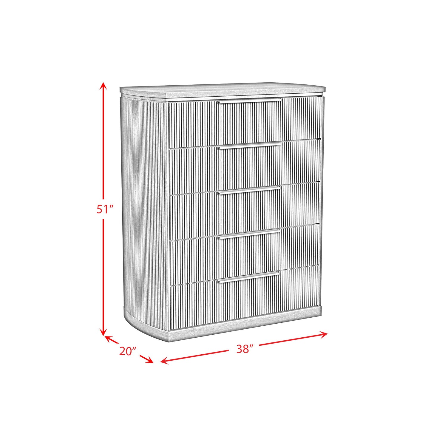 Sylvie - 5-Drawer Chest
