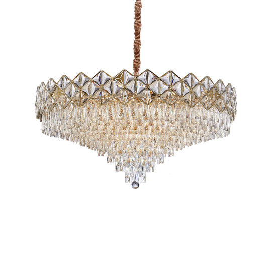 Michael Amini Lighting - Regalia 28-Light Crystal Chandelier - Gold