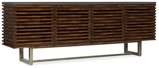 5657-55 - 78" Solstice Entertainment Console - Dark Brown